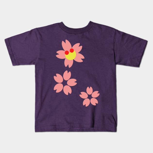 USUM Eggplant Shirt Design Kids T-Shirt by Swainathan